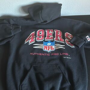 Black San Francisco 49er sweatshirt